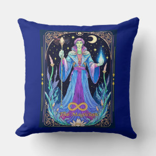Tarot Card Illustration, The Magician Cushion