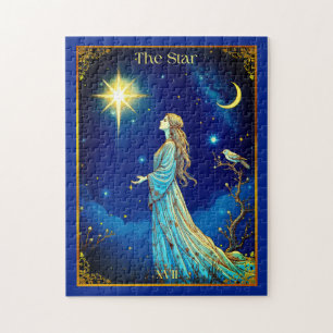 Tarot Card Illustration, The Star Jigsaw Puzzle