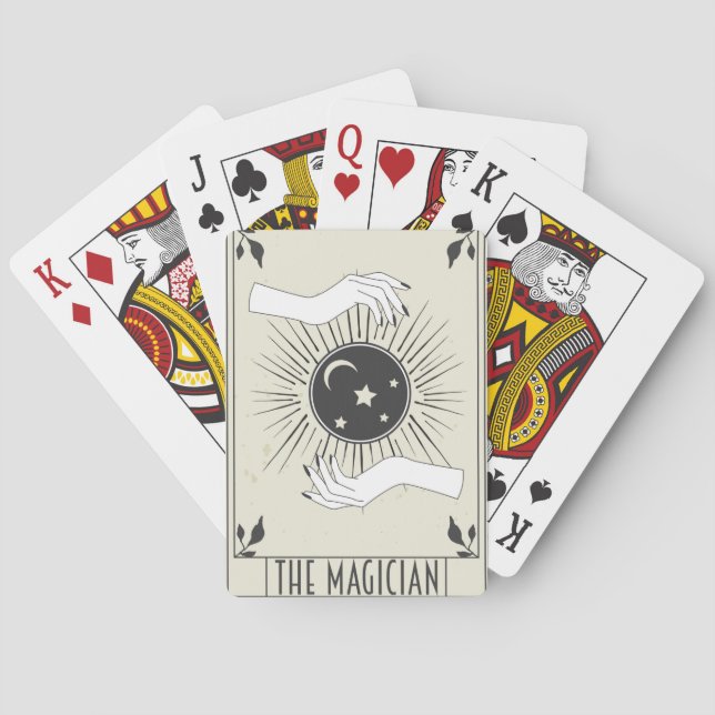 tarot card magic playing card (Back)