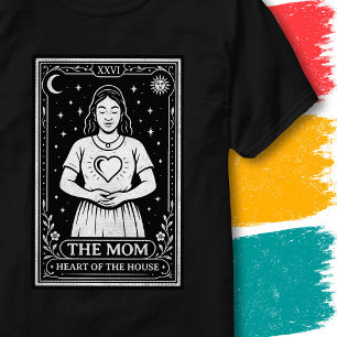 Tarot Card Mum Design Mother Vintage Style T-Shirt