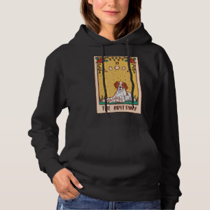 Tarot Card  Occult Magic Occultism Dog Brittany Hoodie