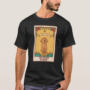 Tarot Card  Occult Magic Occultism Dog Golden Retr T-Shirt