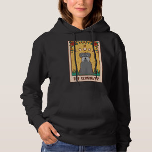 Tarot Card Occult Magic Occultism Dog Schnauzer Hoodie