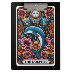 Tarot Card of The Dolphin – Ocean Spirit Animal Clipboard