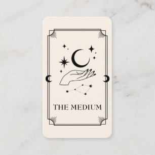 Tarot Card Psychic Medium Celestial Business Card