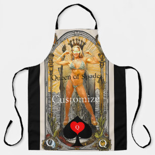 Tarot Card Queen of Spades Thunder_Cove Apron