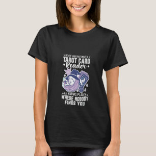Tarot Card Reader Beginner Reading Game Set Guide  T-Shirt