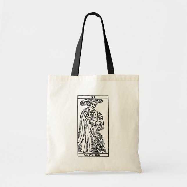 Tarot Card: Strength Tote Bag (Front)