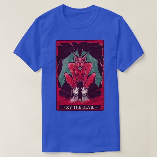 Tarot Card Tarot Devil The Devil T-Shirt (Design Front)