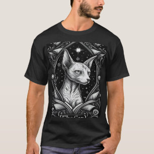 Tarot Card The Cat Sphynx Cat Occult Witch T-Shirt