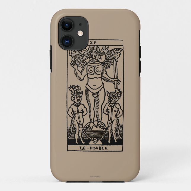 Tarot Card: The Devil Case-Mate iPhone Case (Back)