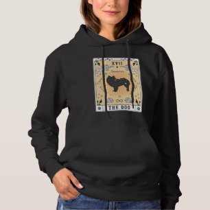 Tarot Card The Dog Pomeranian Celestial Space Gala Hoodie