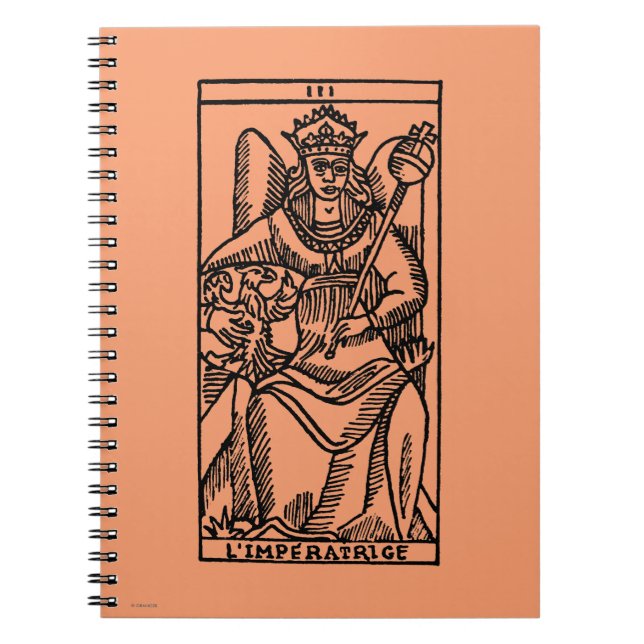 Tarot Card: The Empress Notebook (Front)