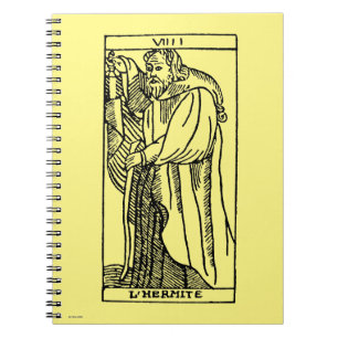 Tarot Card: The Hermit Notebook