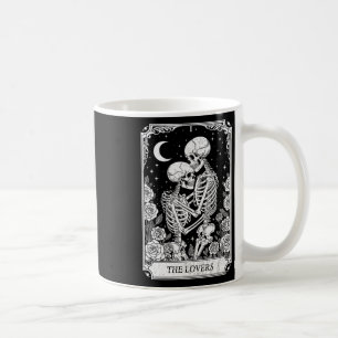 Tarot Card The Lovers Skeleton Goth Halloween Witc Coffee Mug
