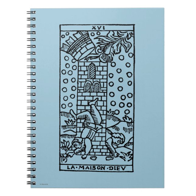 Tarot Card: The Madhouse Notebook (Front)