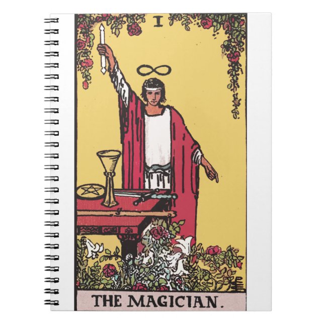 Tarot Card - The Magician Notebook (Front)