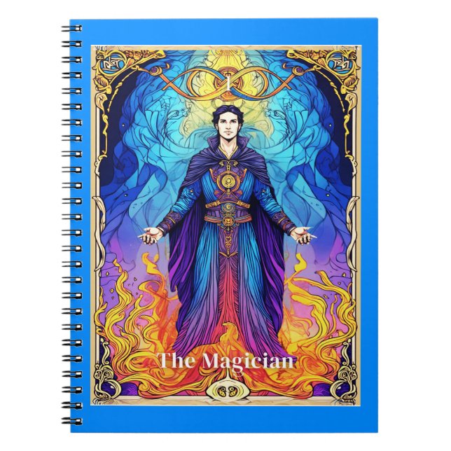 Tarot Card The Magician Notebook (Front)