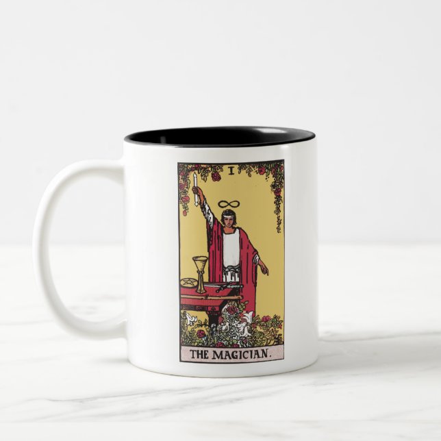 Tarot Card - The Magician Two-Tone Coffee Mug (Left)