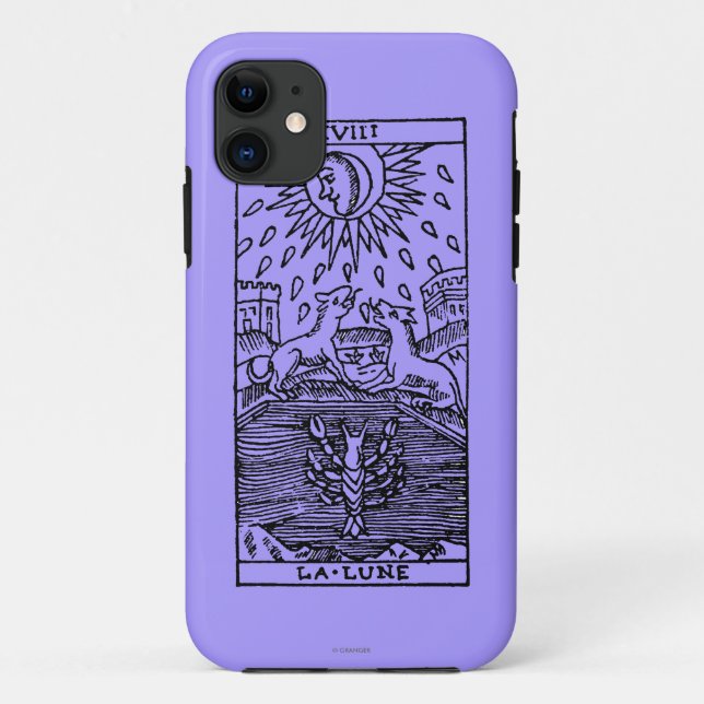 Tarot Card: The Moon Case-Mate iPhone Case (Back)