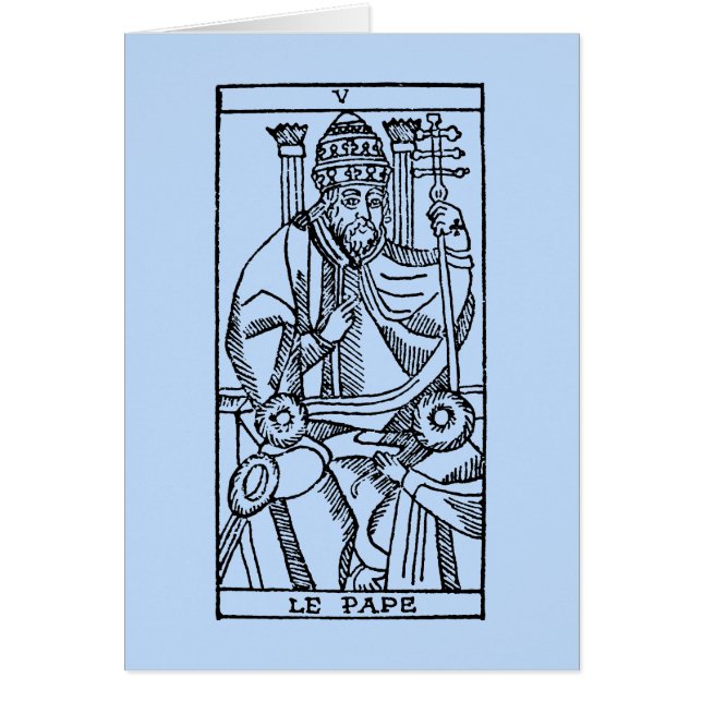 Tarot Card: The Pope (Front)