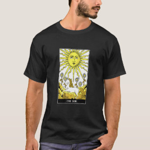 Tarot Card The Sun Psychic Reader Occult Metaphysi T-Shirt