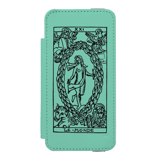 Tarot Card: The World Incipio iPhone Wallet Case (Folio Front)