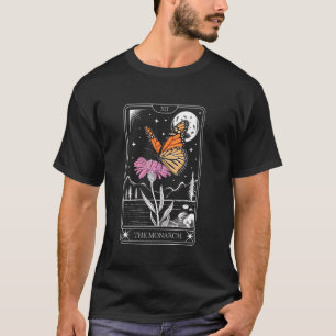 Tarot Card Zoo Day Trip Monarch Butterfly Moon Wom T-Shirt