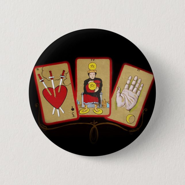 Tarot Cards (1) 6 Cm Round Badge (Front)