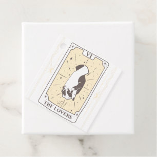 Tarot Cards Bridal Shower Wedding Neutrals Favour Tags