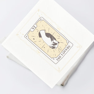 Tarot Cards   Bridal Shower   Wedding   Neutrals Napkin