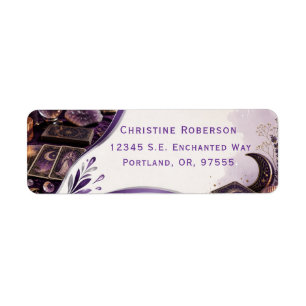 Tarot Cards Custom Return Address Label