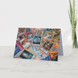 tarot cards greeting card