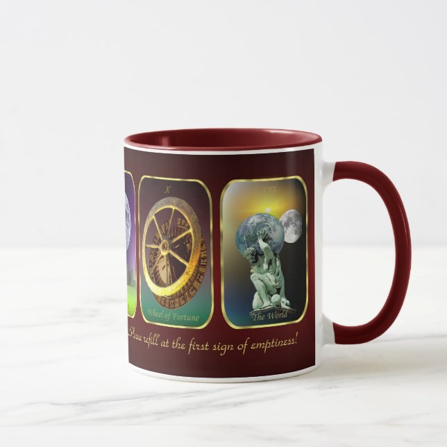 Tarot Cards Humourous Mug (Right)