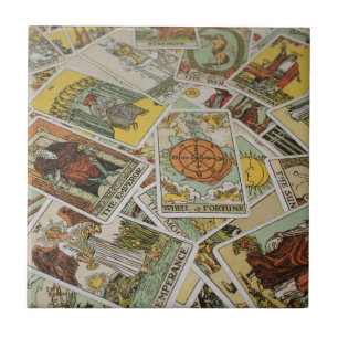 Tarot Cards pattern Ceramic Tile