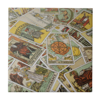 Tarot Cards pattern Ceramic Tile