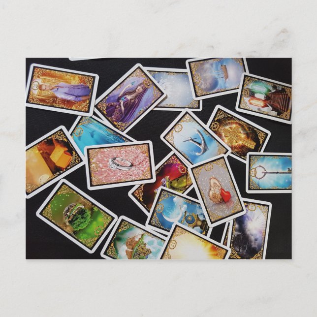 tarot cards postcard (Front)