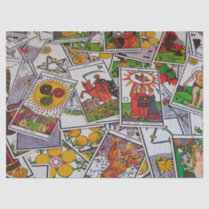 tarot cards tissue paper