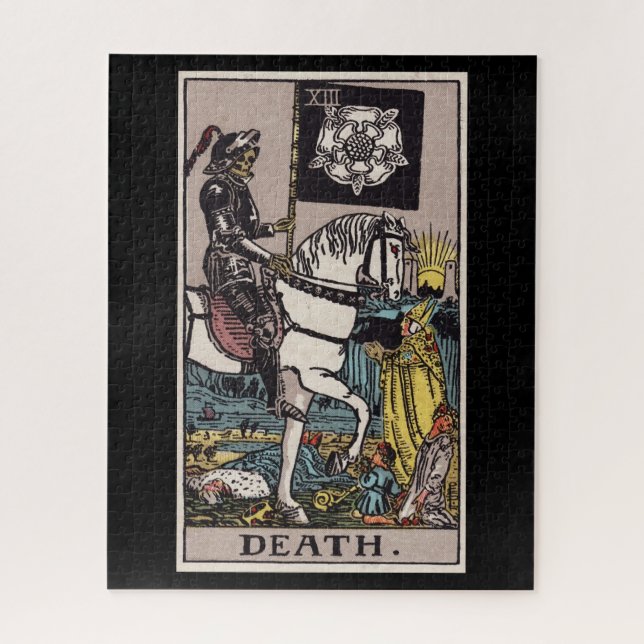 Tarot death card puzzle (Vertical)
