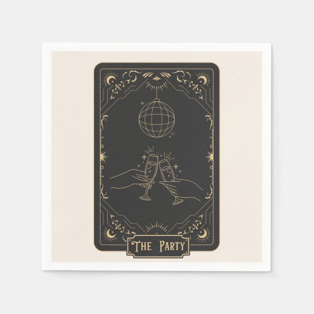 Tarot Esoteric Fortune Napkin (Front)