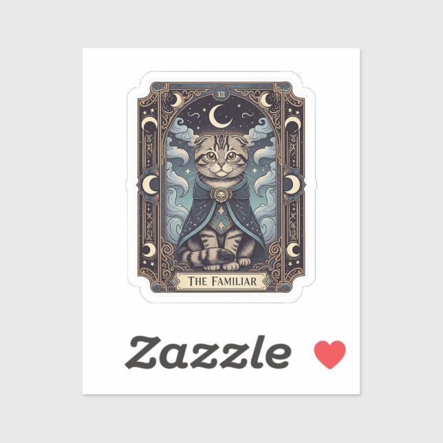Tarot Fold – Scottish Fold Cat Tarot Halloween (Sheet)