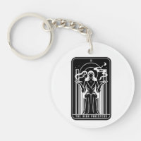 Tarot High Priestess Female Weed Smoking Occult