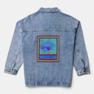 Tarot Judgment Eye Denim Jacket