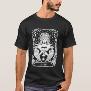 Tarot Lilith Occult Gothic Witchcore T-Shirt