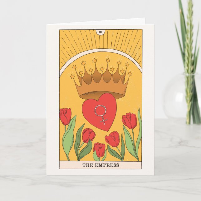 Tarot Major Arcana Empress card feminine energy (Front)