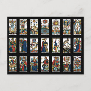 Tarot Major Arcana Postcard