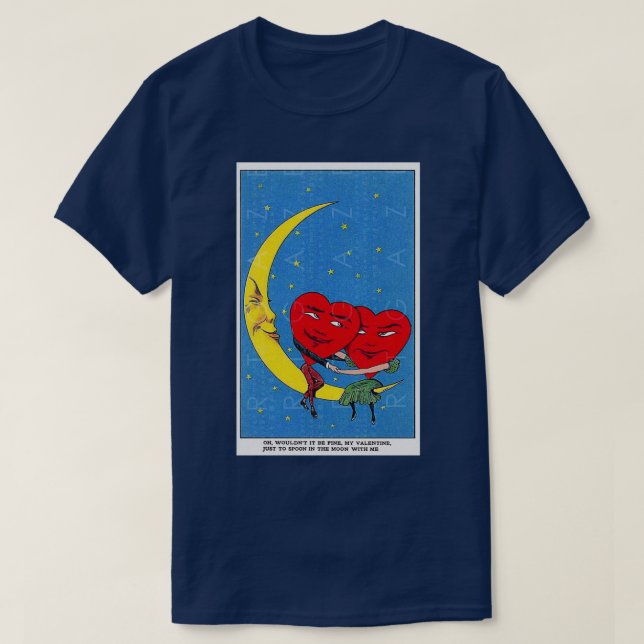 tarot moon and lovers card T-Shirt (Design Front)