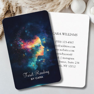 Tarot, Mystic Universe Woman Business Card