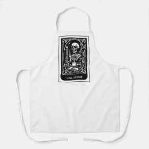 Tarot Nail Technician Custom Business Card Design Apron