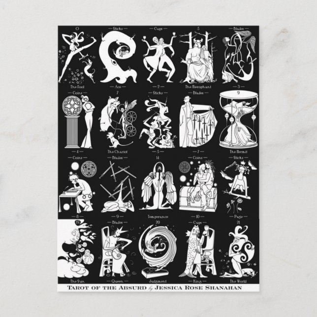 Tarot of the Absurd — Post Card (Front)